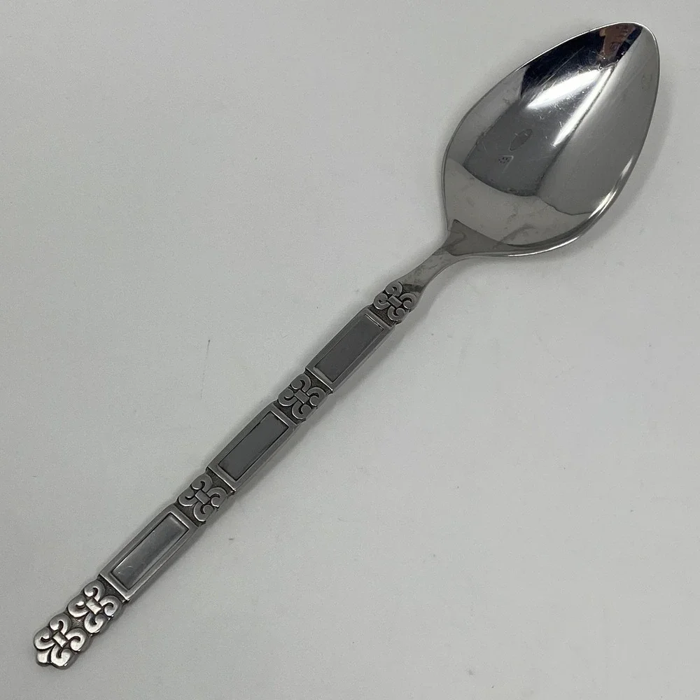 Vtg 90's Oneida Community 8.25in Tablespoon MADRID Nordic Crown Stainless Steel